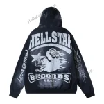Hellstar Black Graphic Print Hoodie 2