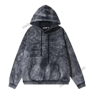 Hellstar Tie Dye Hoodie Gray Black