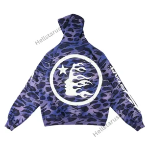 Purple Hellstar Cheetah Zip Hoodie 2